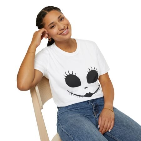 Stitched Smile Creepy Face Halloween T Shirt