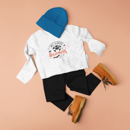 My First Halloween Toddler Long Sleeve Shirt