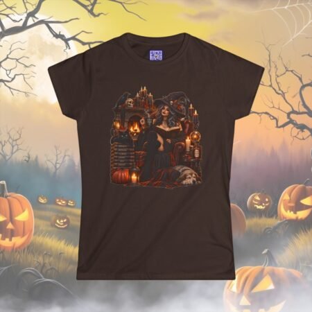 Witch Mode Cozy Gothic Halloween Softstyle Tee