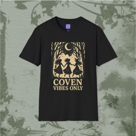 Coven Vibes Only Witchy Halloween T Shirt